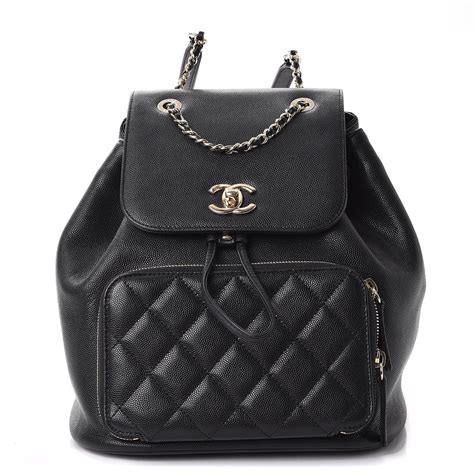 chanel business affinity large size|chanel business affinity backpack size.